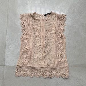 Zara laced blouse